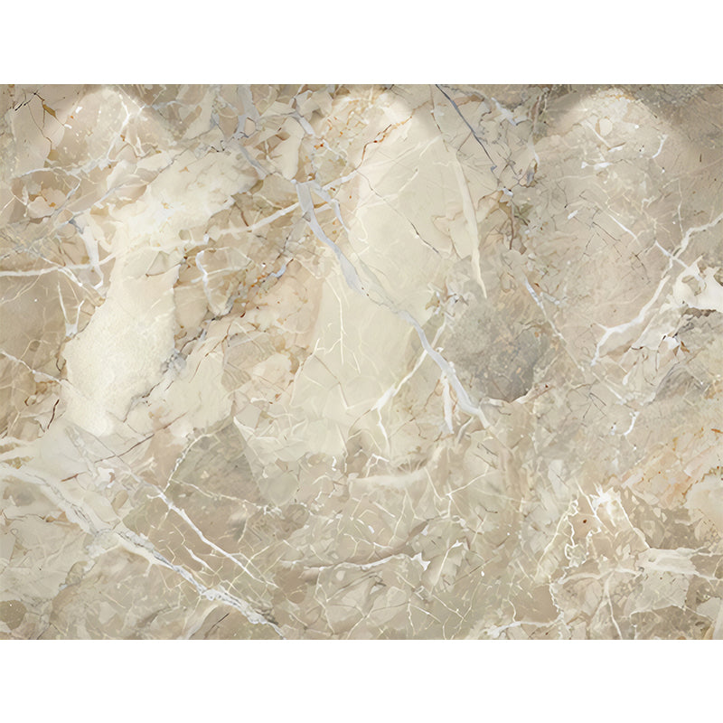 Marble Mural in Pastel Grey, Modern Wall Covering for Coffee Shop and Living Room