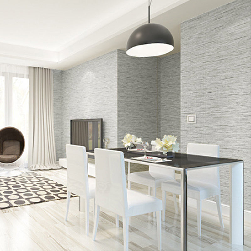 Simplicity Linen Wall Decor Stain-Resistant Non-Pasted Wallpaper Roll, 20.5-inch x 31-foot