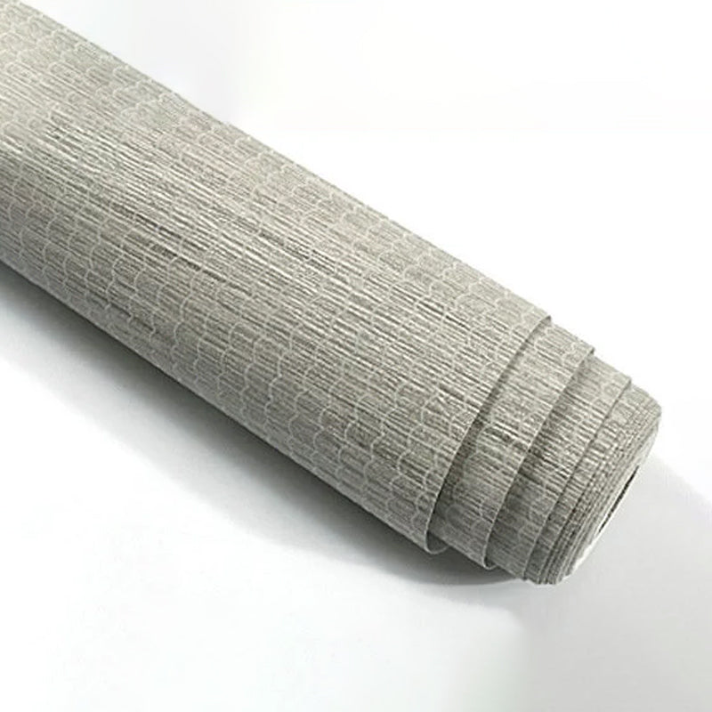 Simplicity Linen Wall Decor Stain-Resistant Non-Pasted Wallpaper Roll, 20.5-inch x 31-foot