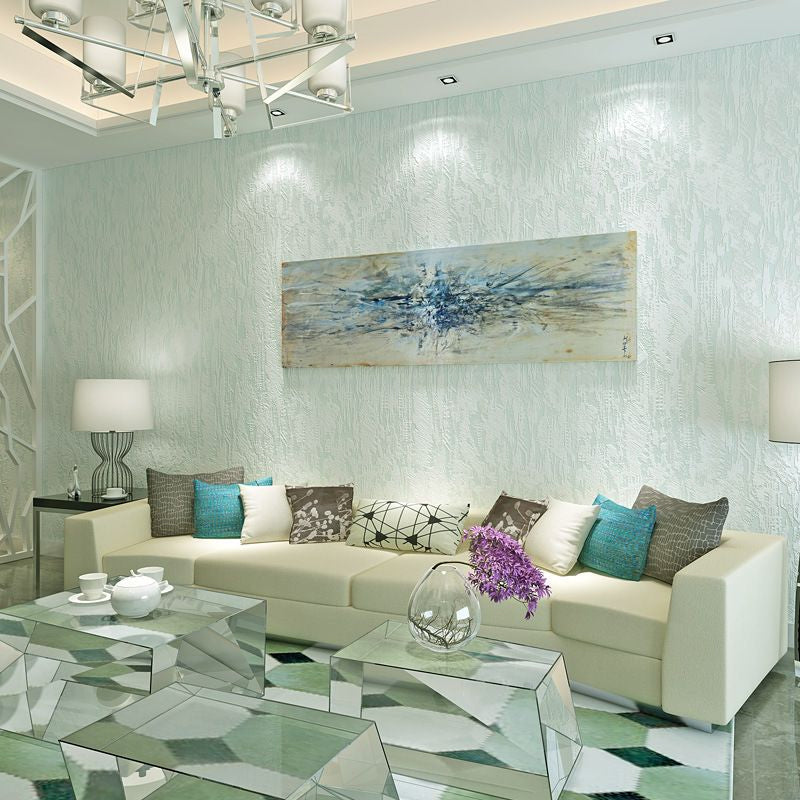 Non-Woven Wall Decor 31-foot x 20.5-inch Modern Non-Pasted Textured Surface Wallpaper Roll