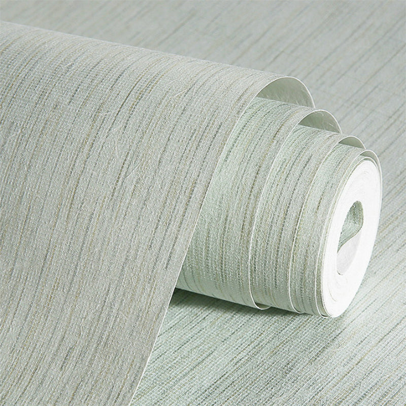 Modern Textured Stripe Wallpaper Stain-Resistant Non-Pasted Wall Covering, 33-foot x 20.5-inch