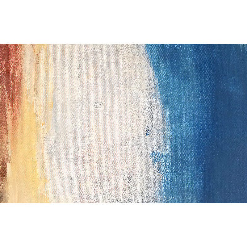Peintures murales fantaisie pour cheminée ou mur d'accent, peinture aquarelle multicolore, faite sur mesure