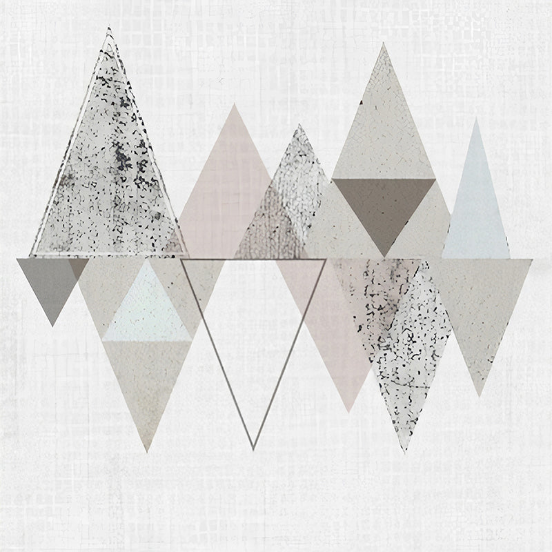 Modern Art Murals Fresh Color Harlequin and Geometries Full Size Wall Covering for Living Rooms