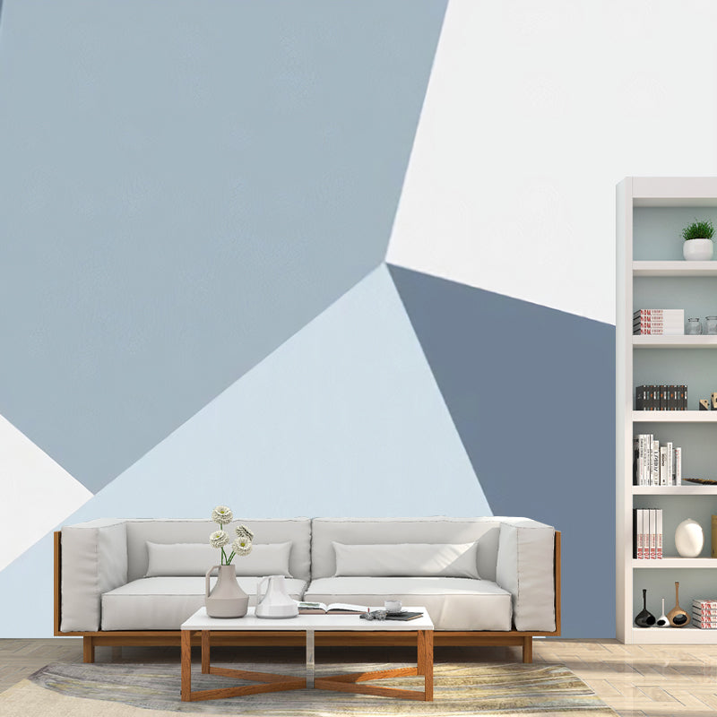 Whole Wall Covering for Accent Wall Color Block of Irregular Design in Fresh Color, Water-Resistant