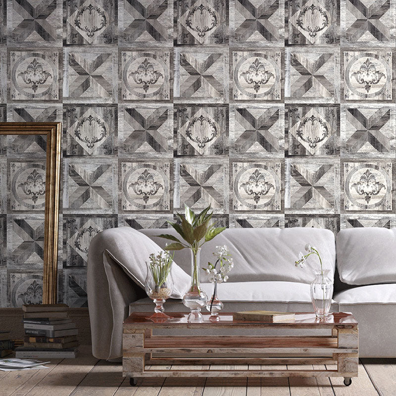 Plaster Wallpaper 33' x 20.5" Traditional Non-Pasted Brick and Harlequin Wall Covering