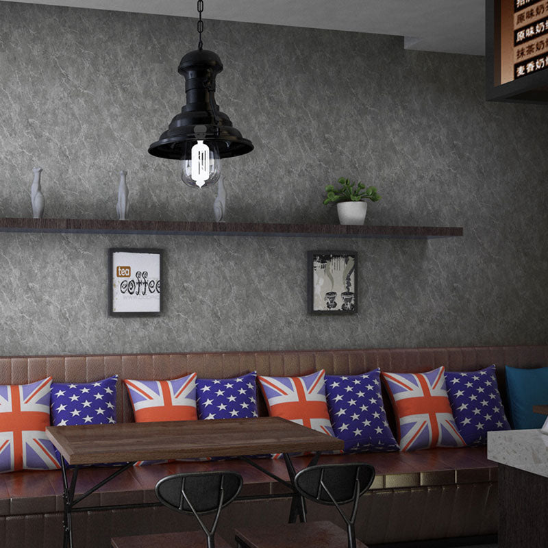 Industrial Cement Surface Wallpaper Roll Non-Pasted Living Room Wall Covering, 33'L x 20.5"W
