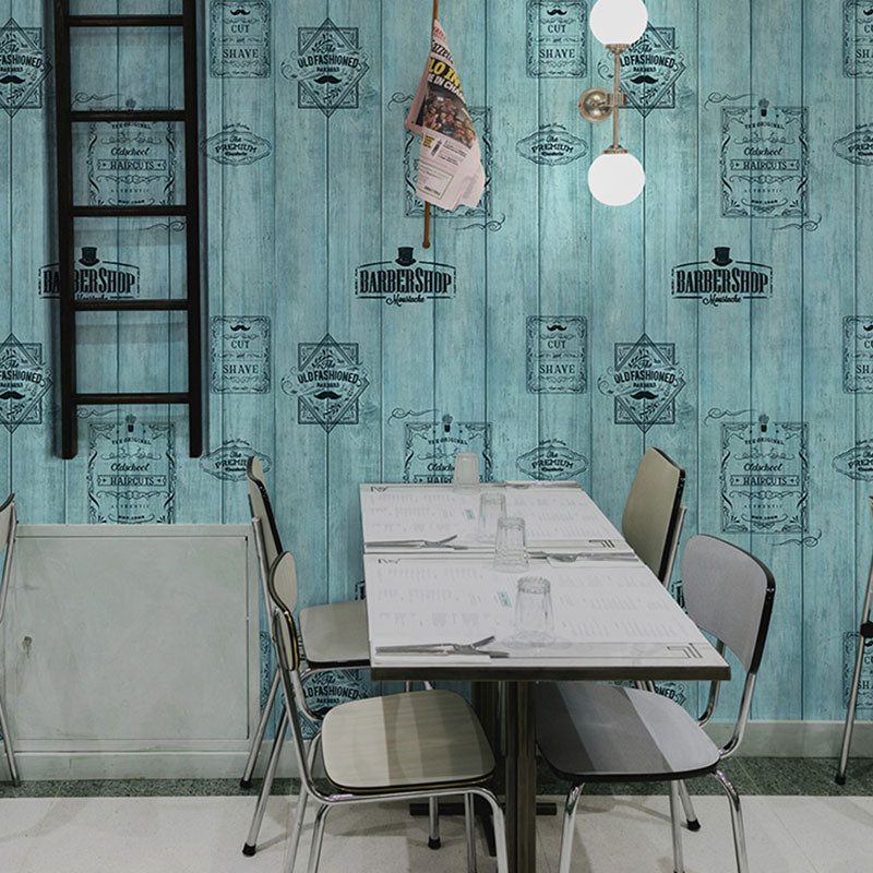 Pastelkleur behangrol gips decoratief hout en streep wanddecoratie, 33' x 20,5"
