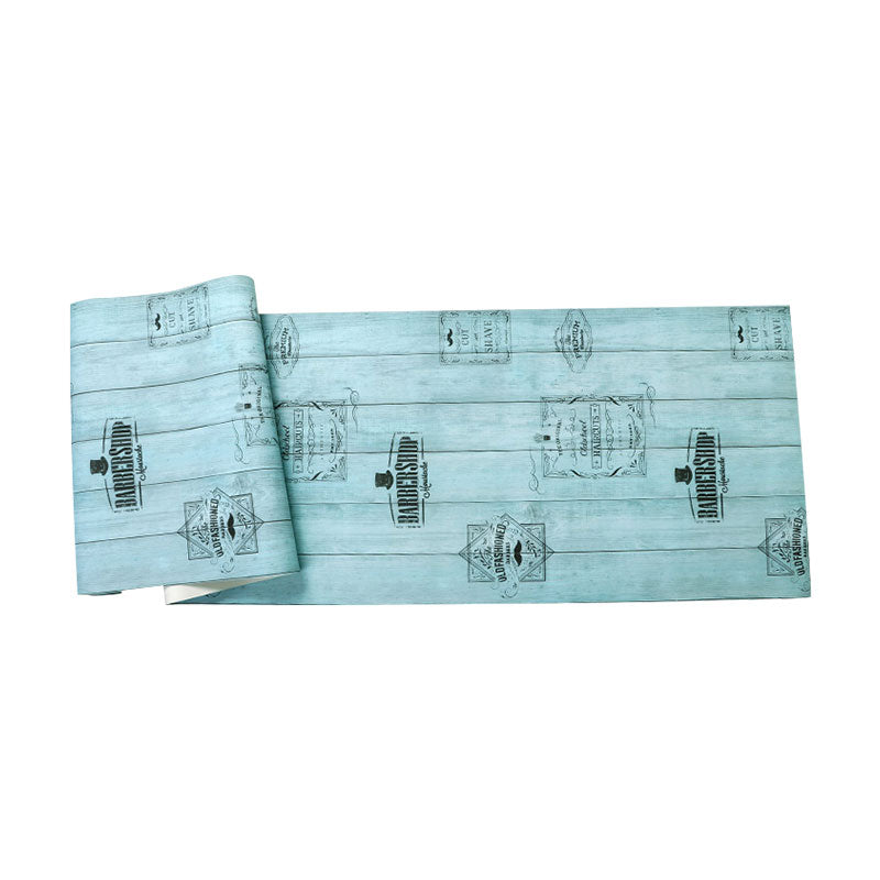 Pastelkleur behangrol gips decoratief hout en streep wanddecoratie, 33' x 20,5"