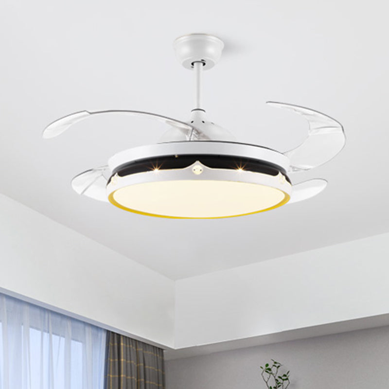19 "W LED Flush Mount Plafond ventilateur clair