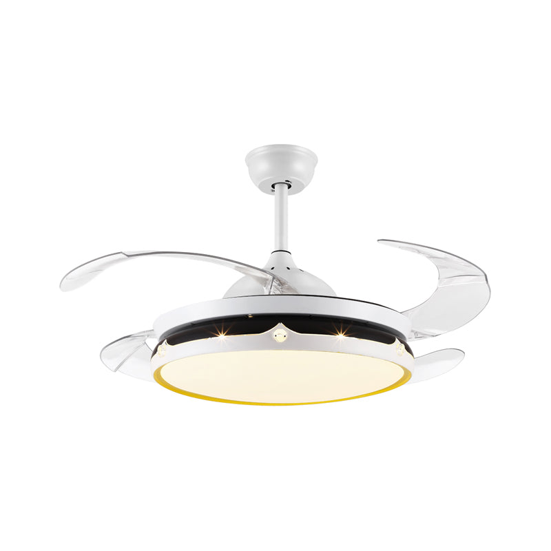 19 "W LED Flush Mount Plafond ventilateur clair
