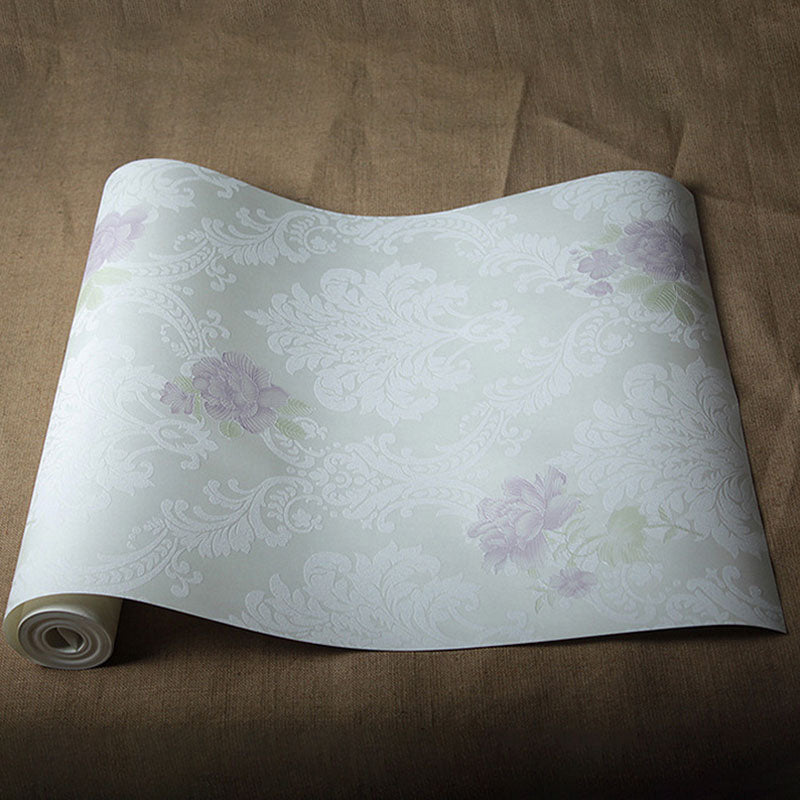 Natural Color Blossom Wall Decor Stain-Resistant Non-Pasted Wallpaper Roll, 33 ft. x 20.5 in