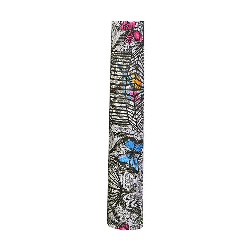 Mehrfarbige Vintage-Wanddekor-Tapete mit Vogelkäfig und Blumen, nicht beklebt