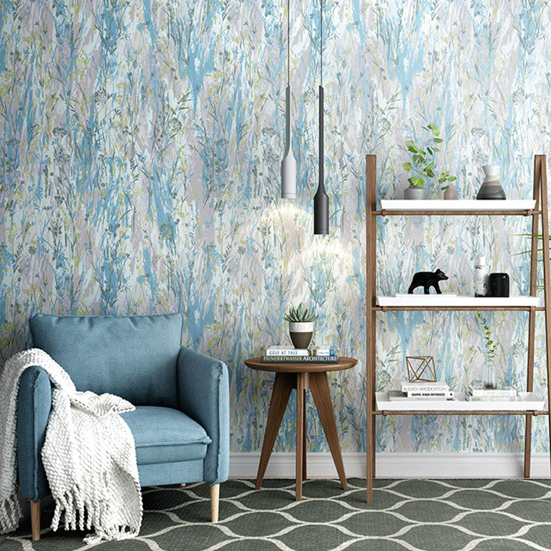 Non-Pasted 33' x 20.5" Wallpaper Nordic Garden Leaf Wall Decor for Accent Wall