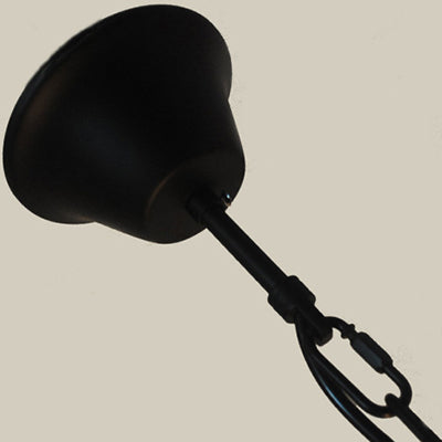 Domed Indoor Chandelier Light 3 Lights Stained Glass Hanging Light in Blue for Dining Table