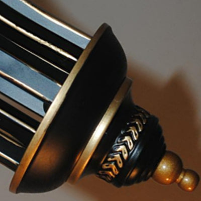 Kuppel Kronleuchter Beleuchtung Mittelmeer 8 Lichter Blaues Glas Deckenleuchte zum Esstisch