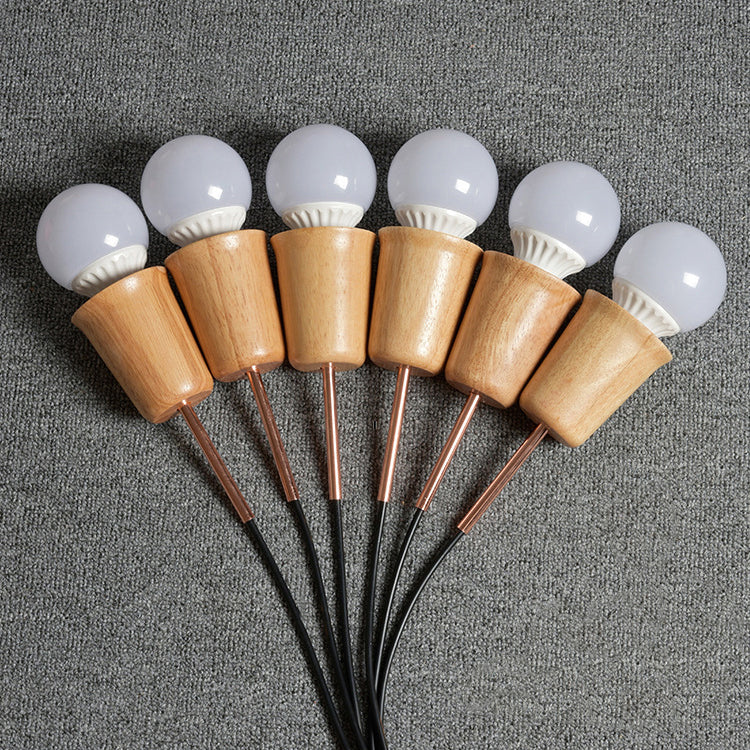 Dome/Cone Shade Living Room Hanging Ceiling Light Nordic Style Aluminum 3 Lights Multi Colored Pendant Lighting