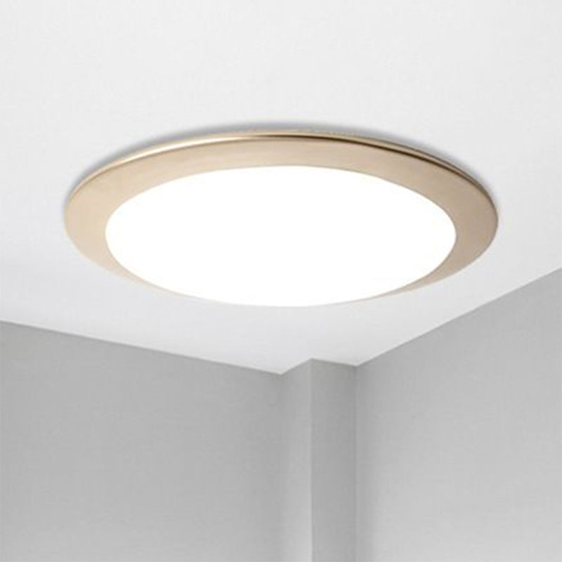 Vliegende Schotel Plafondlamp Nordic Acryl Goud/Zilver 16 "/20" Dia Geïntegreerde LED Plafondlamp voor Slaapkamer