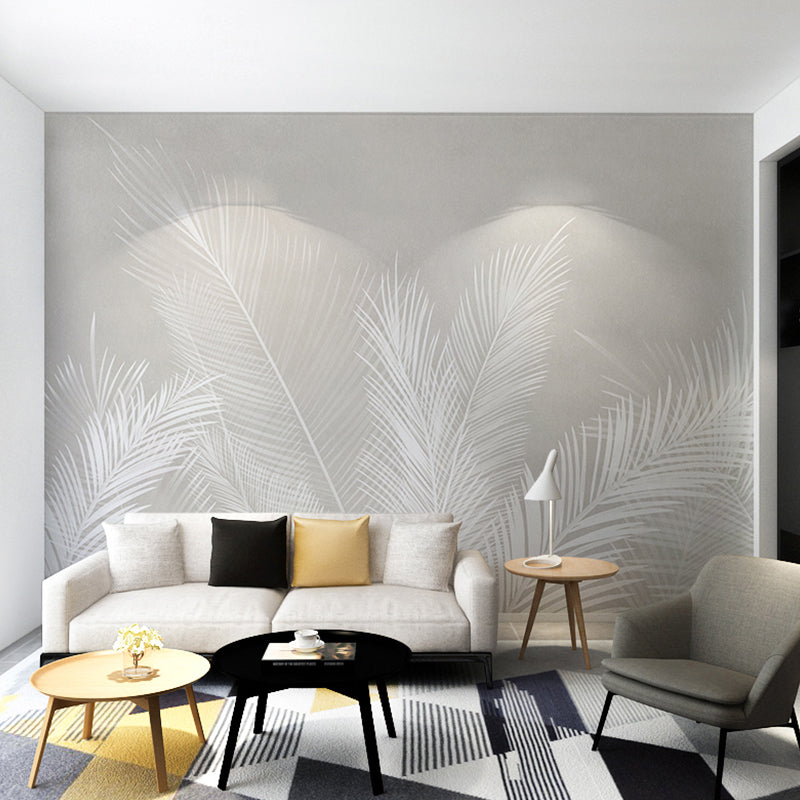 Pastel Bambusa Multiplex Wall Covering for Accent Wall Contemporary Mural, Made to Measure