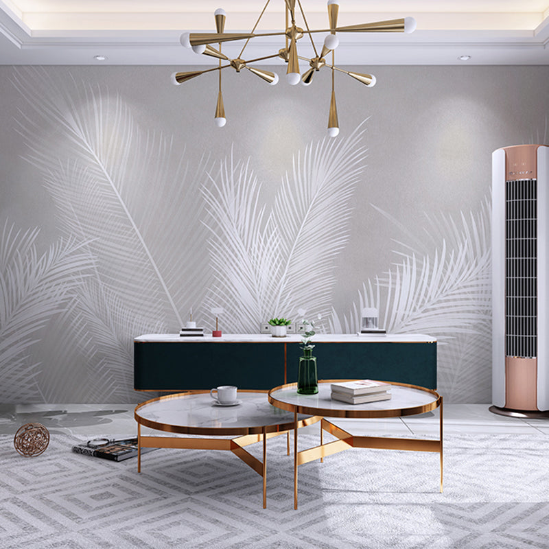 Pastel Bambusa Multiplex Wall Covering for Accent Wall Contemporary Mural, Made to Measure