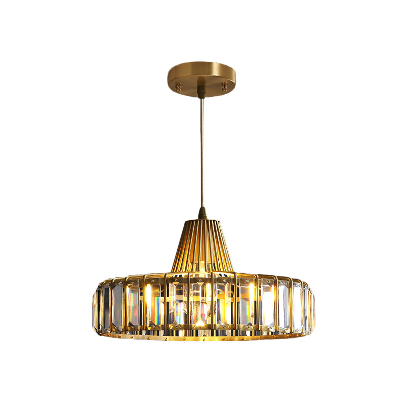 PENDULUM a forma di cappello a forma di oro Pendulum Crystal Crystal Crystal 1 Liping Spazio a soffitto