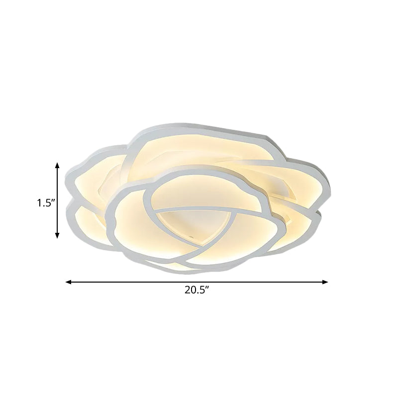 Illuminazione da incasso del supporto a incasso del LED bianco del Minimalismo della luce di colore acrilico Blossom