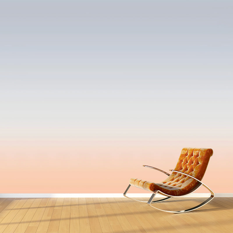 Extra Large Minimalist Wall Mural Decal in Natural Color Ombre Wall Art, Custom-Printed