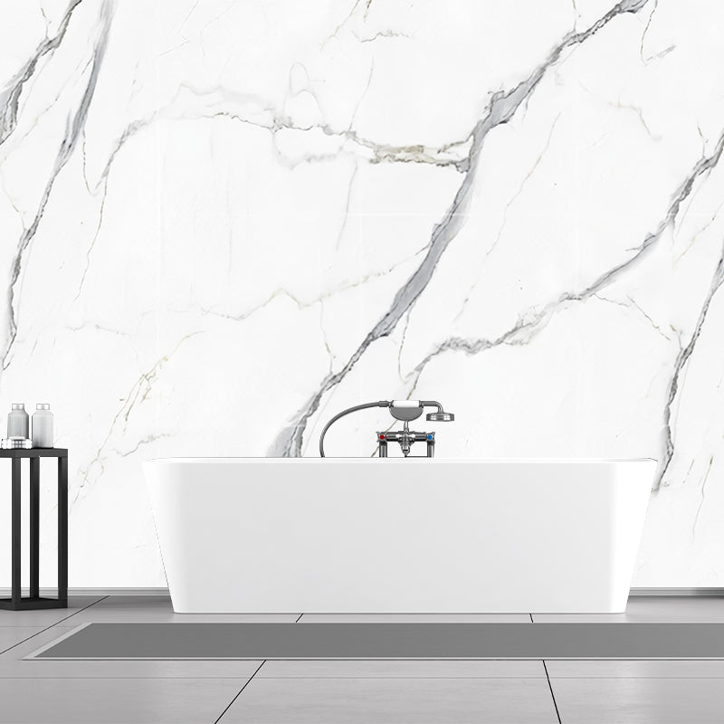 Decorative Marble Look Mural Wallpaper Extra Large Contemporary Wall Art for Living Room