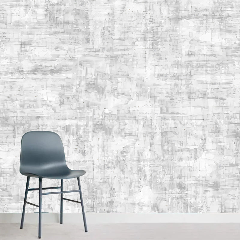 Stain-Resistant Linen Surface Wall Mural Non-Woven Fabric Minimalist Wall Covering for Accent Wall