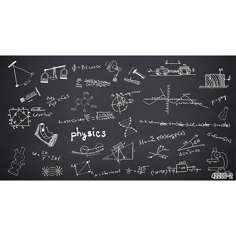 Simple Blackboard Mural Wallpaper for Coffee Shop Writing Wall Art, Personalized Size Available