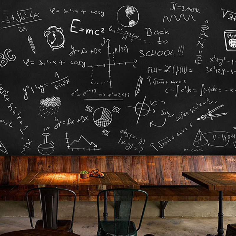 Water-Resistant Blackboard Wall Art Minimalist Wall Covering for Cafe Decoration