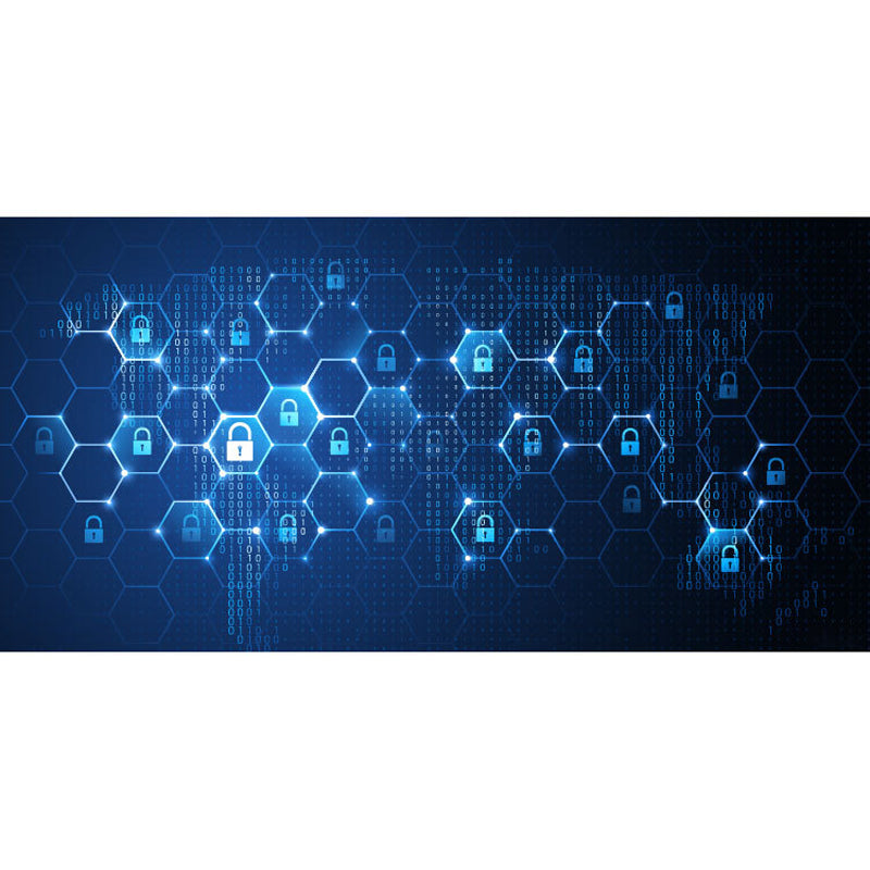 Photography Hexagon Wall Mural Decal Full Size Wall Art for Office Room, Personalized Size Available