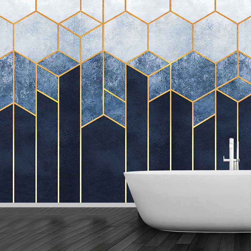 Stain-Resistant Geometries Wall Mural Custom-Printed Minimalist Wall Art for Accent Wall