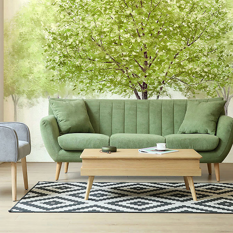 Moisture-Resistant Tall Tree Mural Wallpaper Customized Contemporary Wall Art for Home Decoration