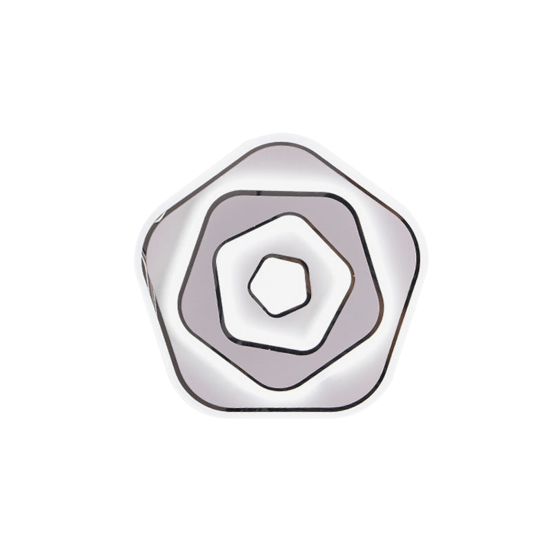 Idée d'éclairage mural rond / pentagone