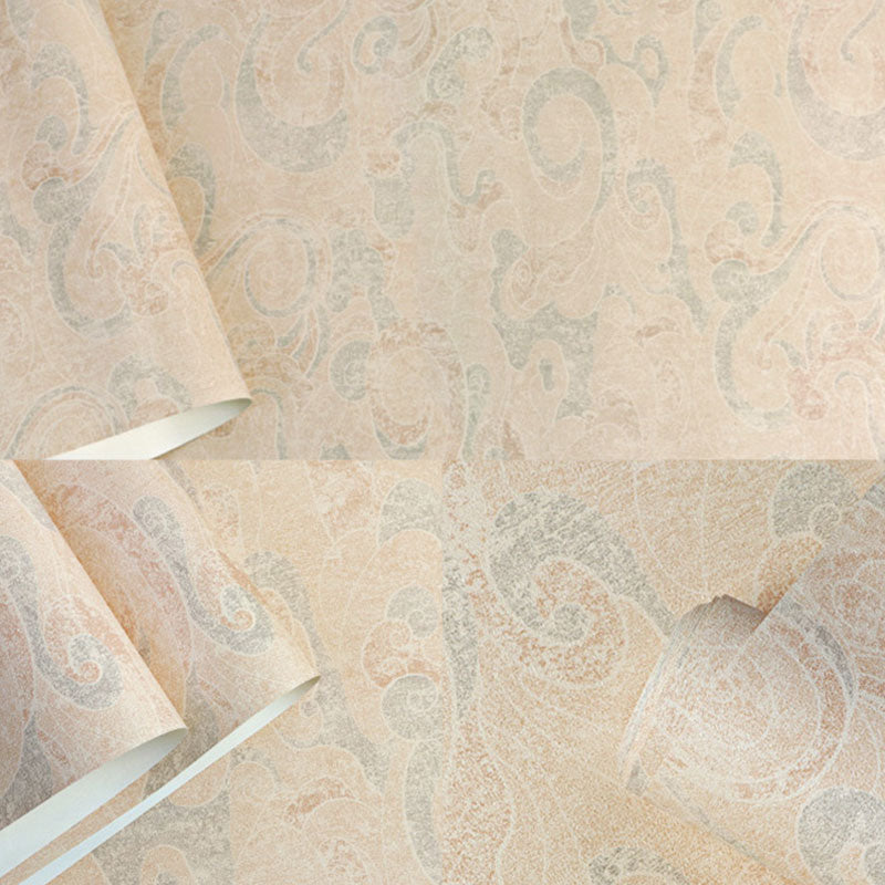 Asia Inspired Cloud Wall Decor for Living Room, 33' by 20.5" Wallpaper Roll in Natural Color