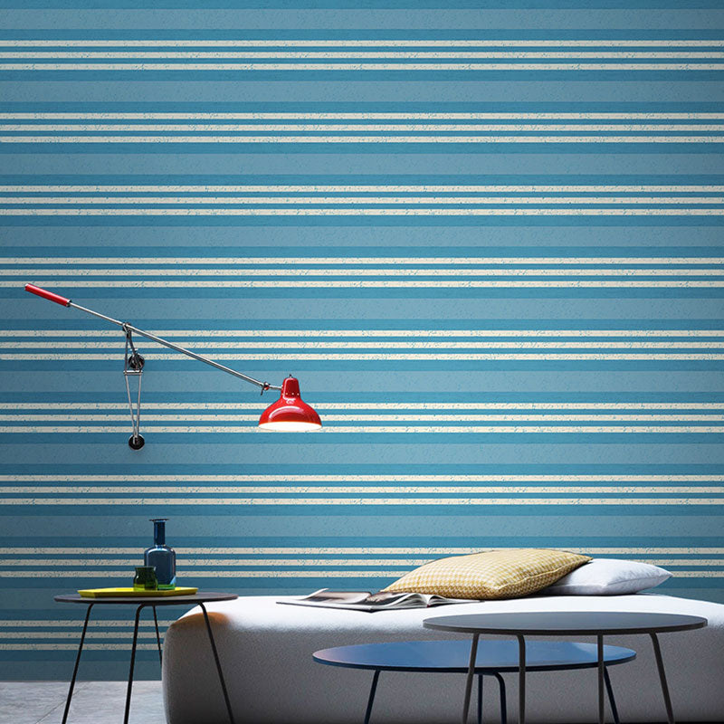 Eenvoudige verticale streepbehangrol voor gastenkamerdecoratie, natuurlijke kleur, 50 m².