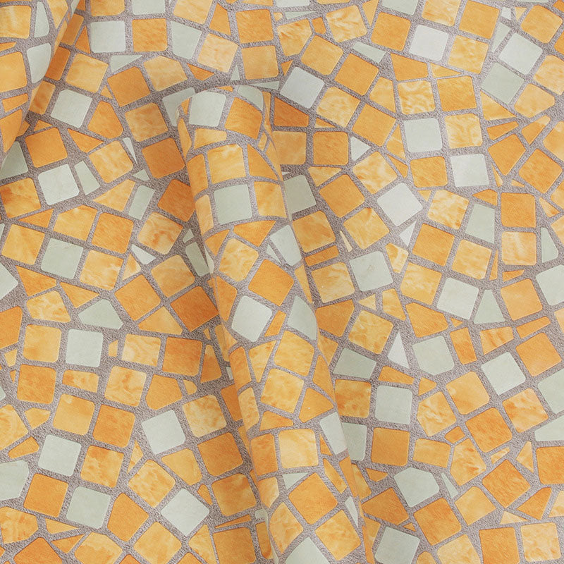 Mosaic Tile Wall Covering in Natural Color, Nordic Wallpaper Roll for Bathroom Decor, Self-Adhesive
