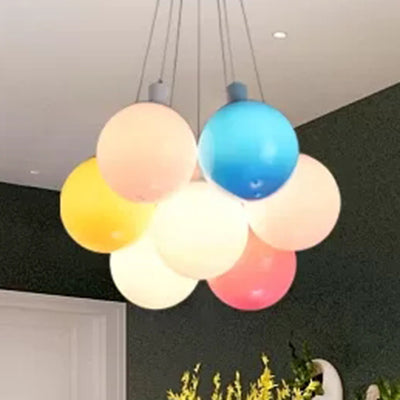 Ballon Restaurant Anhänger Leichte Plastikkinder moderne mehrfarbige hängende Licht