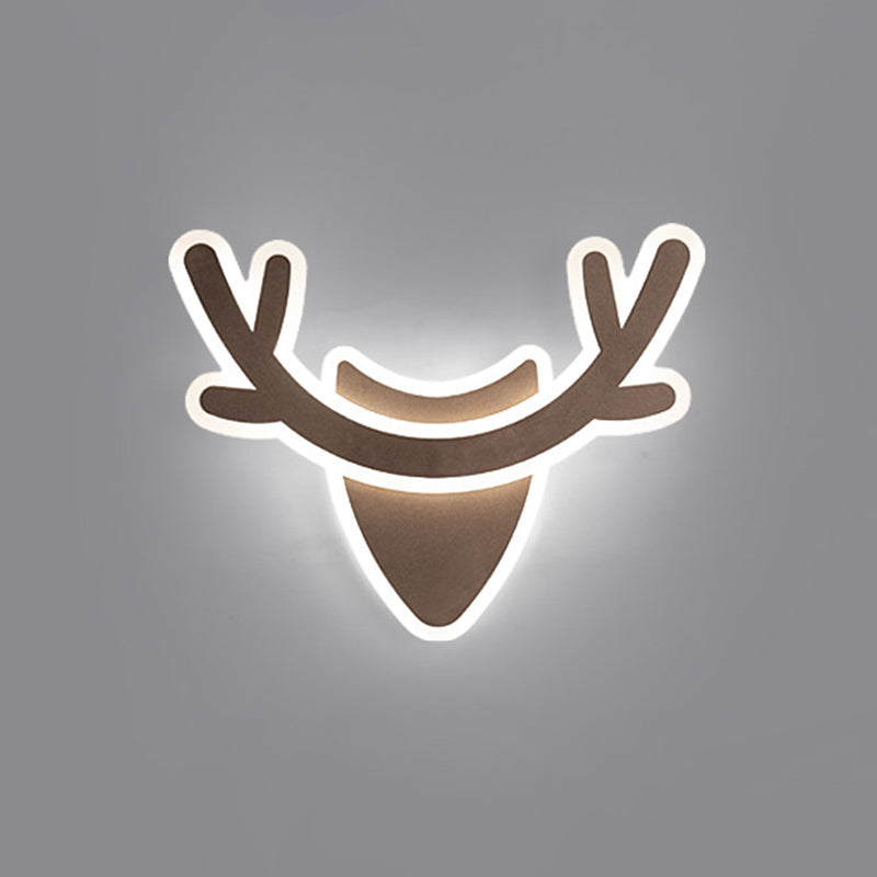 LED nordique LED MONT MUR SONCE LECT COOD COEURE COEUR FAME / NOIR WIFI / COFEE COFE ELK TEMP MUR MOURT MOUNT