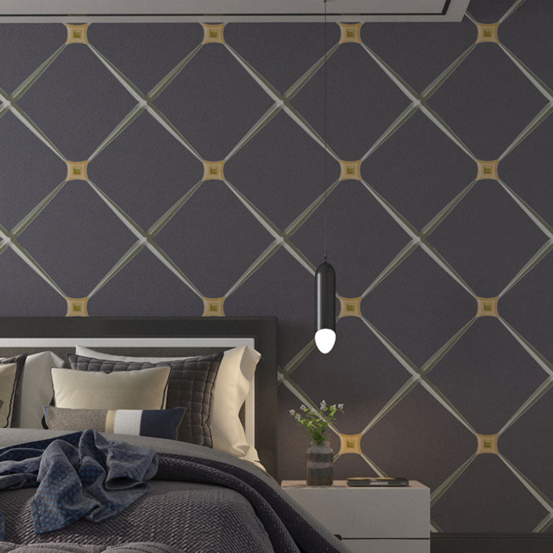 Papier peint Harlequin à effet 3D simple pour décoration de magasin de vêtements, revêtement mural en troupeau de couleur claire de 57,1 pieds carrés