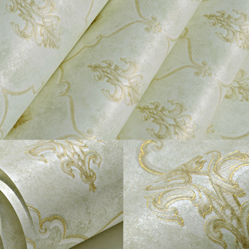 Harlequin and Blossom Wall Covering for Accent Wall in Soft Color, Non-Pasted, 20.5 in x 33 ft