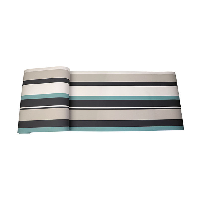 Brede verticale streep wandbekleding voor huisdecoratie in neutrale kleuren, 33'L x 20,5"W