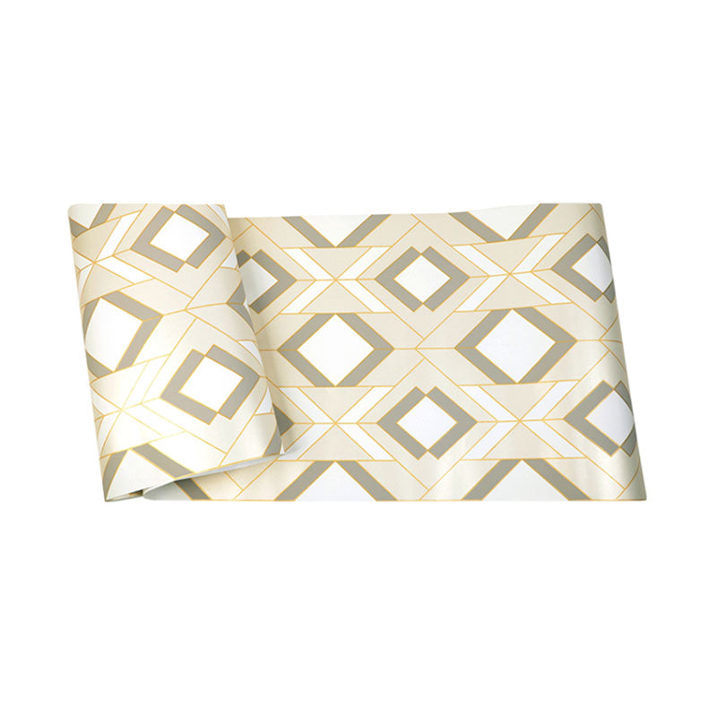 Colorful Harlequin Wallpaper Roll for Guest Room Nordic Wall Covering, 20.5"W x 33'L