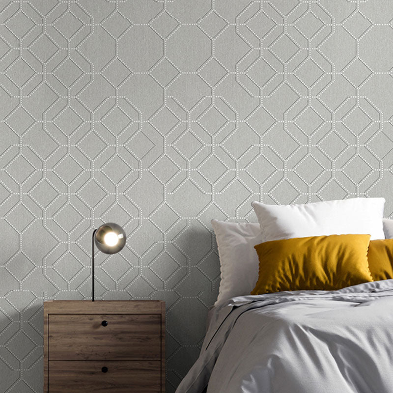 Rouleau de papier peint en forme de ceinture en matériau non tissé de couleur douce, décoration murale pour la maison, 57,1 pieds carrés.