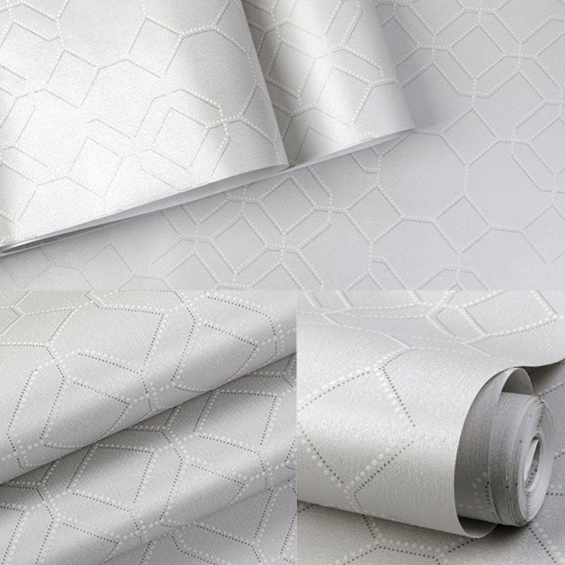 Rouleau de papier peint en forme de ceinture en matériau non tissé de couleur douce, décoration murale pour la maison, 57,1 pieds carrés.
