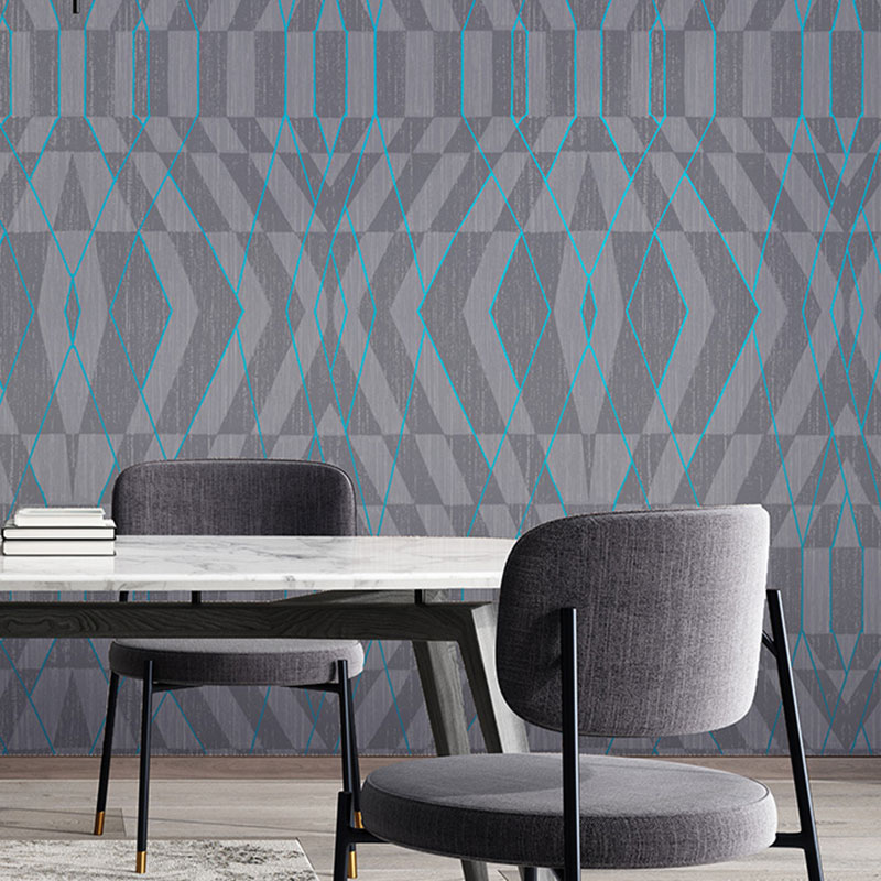 Papier peint en vinyle à blocs de couleurs pour décoration de salon, couleur neutre, 33 pi x 20,5 po