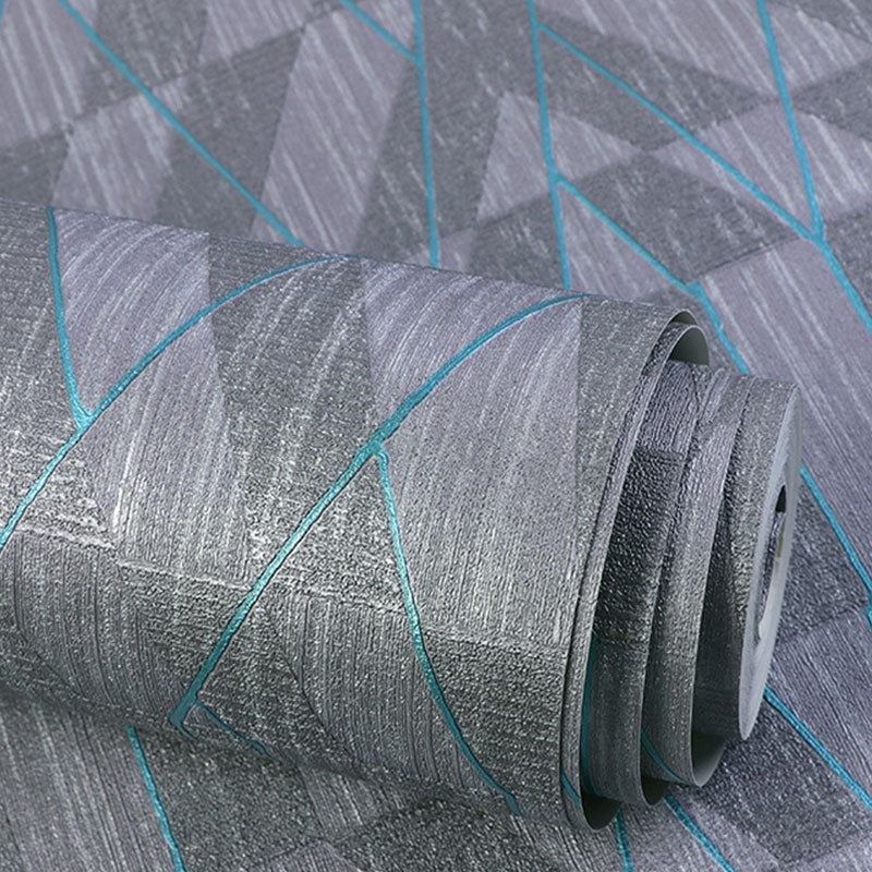 Color Block Wall Art Vinyl Wallpaper for Living Room Decor in Neutral Color, 33 ft. x 20.5 in