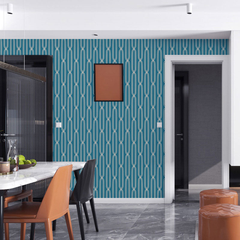 Nordic uitgebreide Harlequin-wanddecoratie voor eetkamer, 50 m² behangrol in pastelkleur