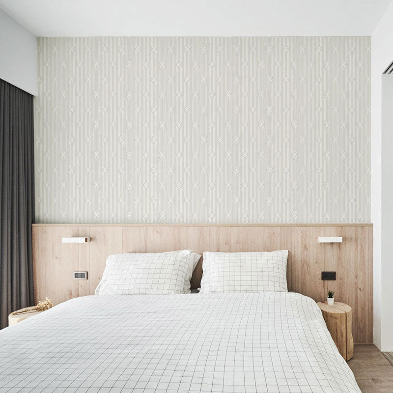 Nordic uitgebreide Harlequin-wanddecoratie voor eetkamer, 50 m² behangrol in pastelkleur