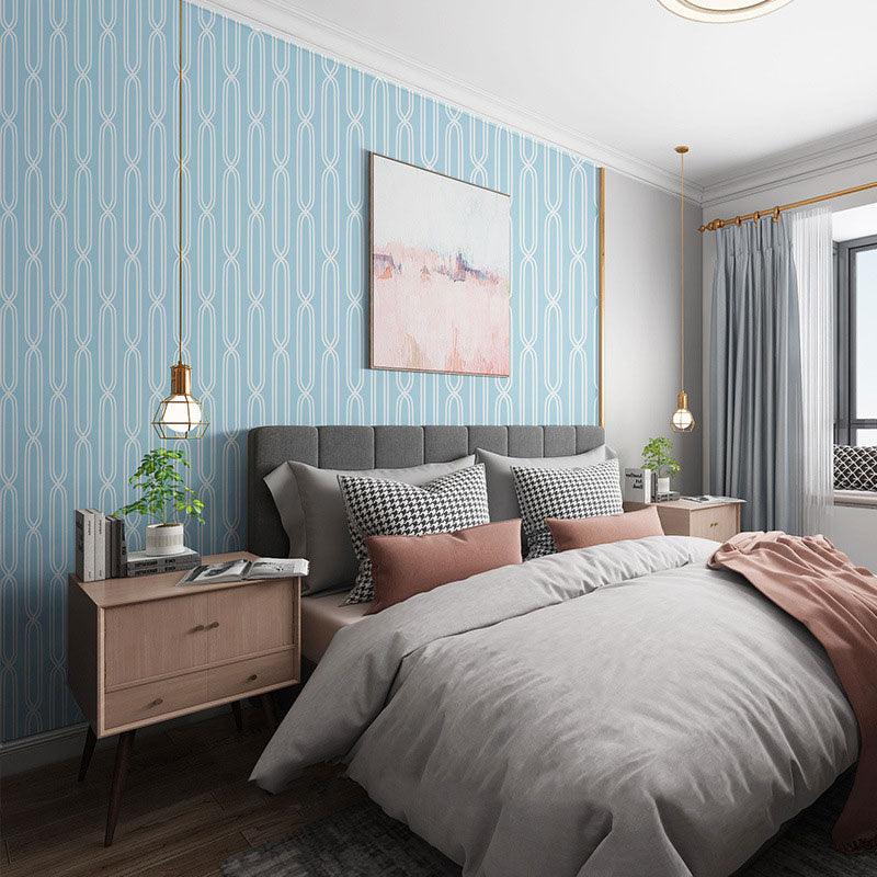 Nordic uitgebreide Harlequin-wanddecoratie voor eetkamer, 50 m² behangrol in pastelkleur